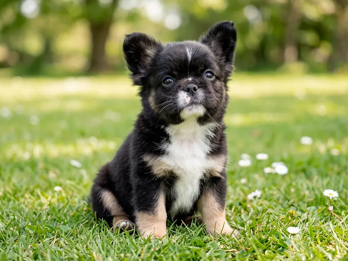 Hayden, fluffy coat French Bulldog