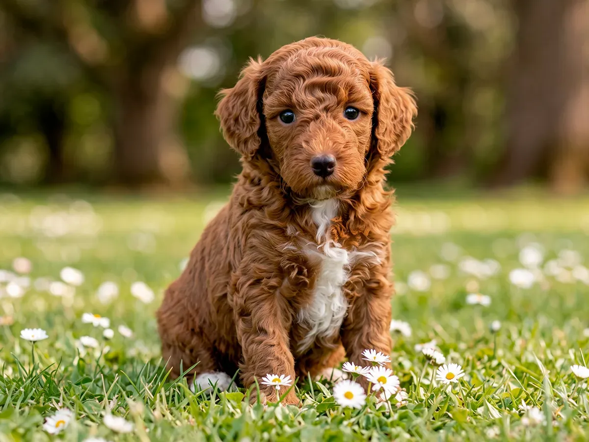 Wiggles, mini Poodle puppy